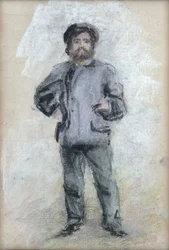 Portrait of Claude Monet Standing, 1875